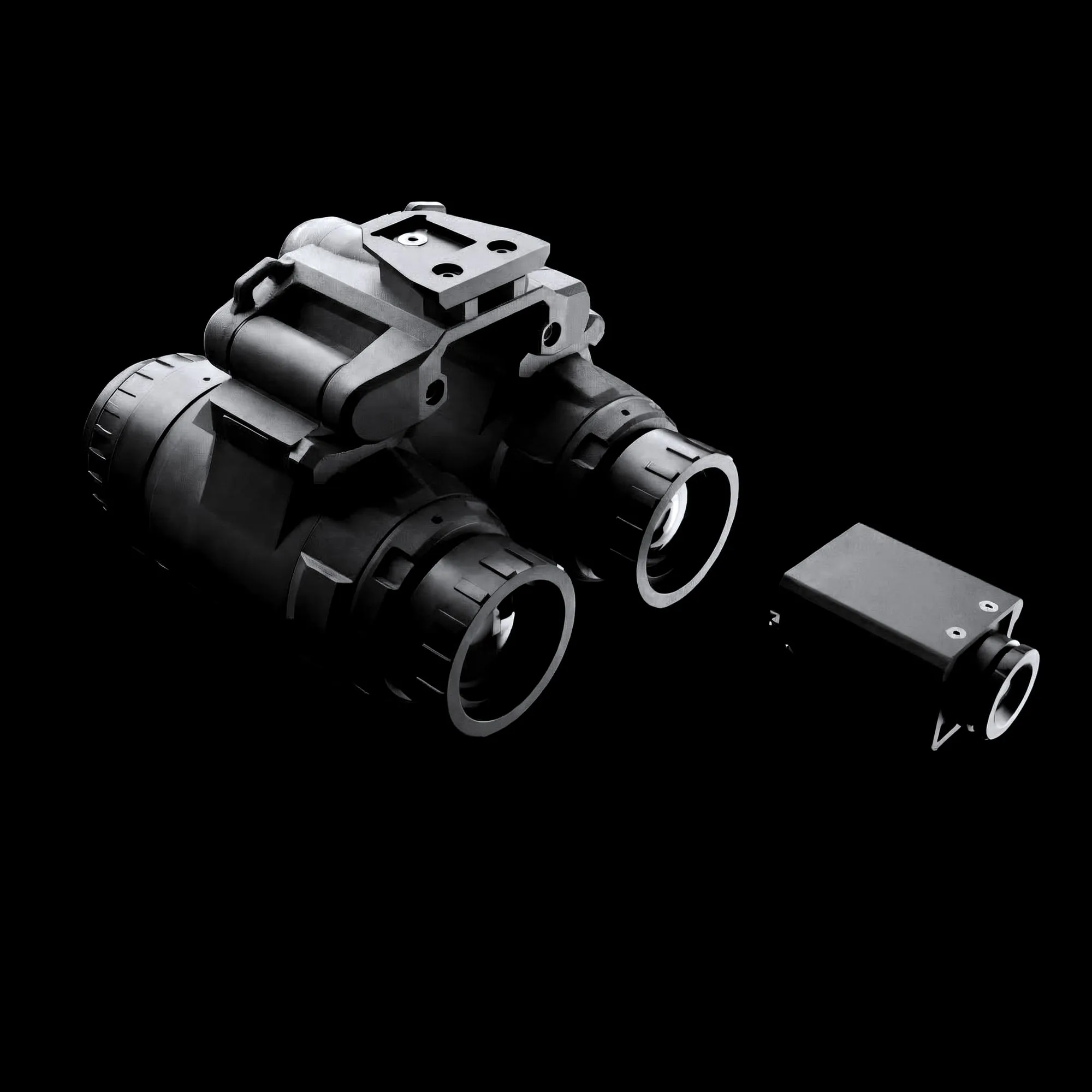 Atom with its thermal camera module taken out and lying beside it.